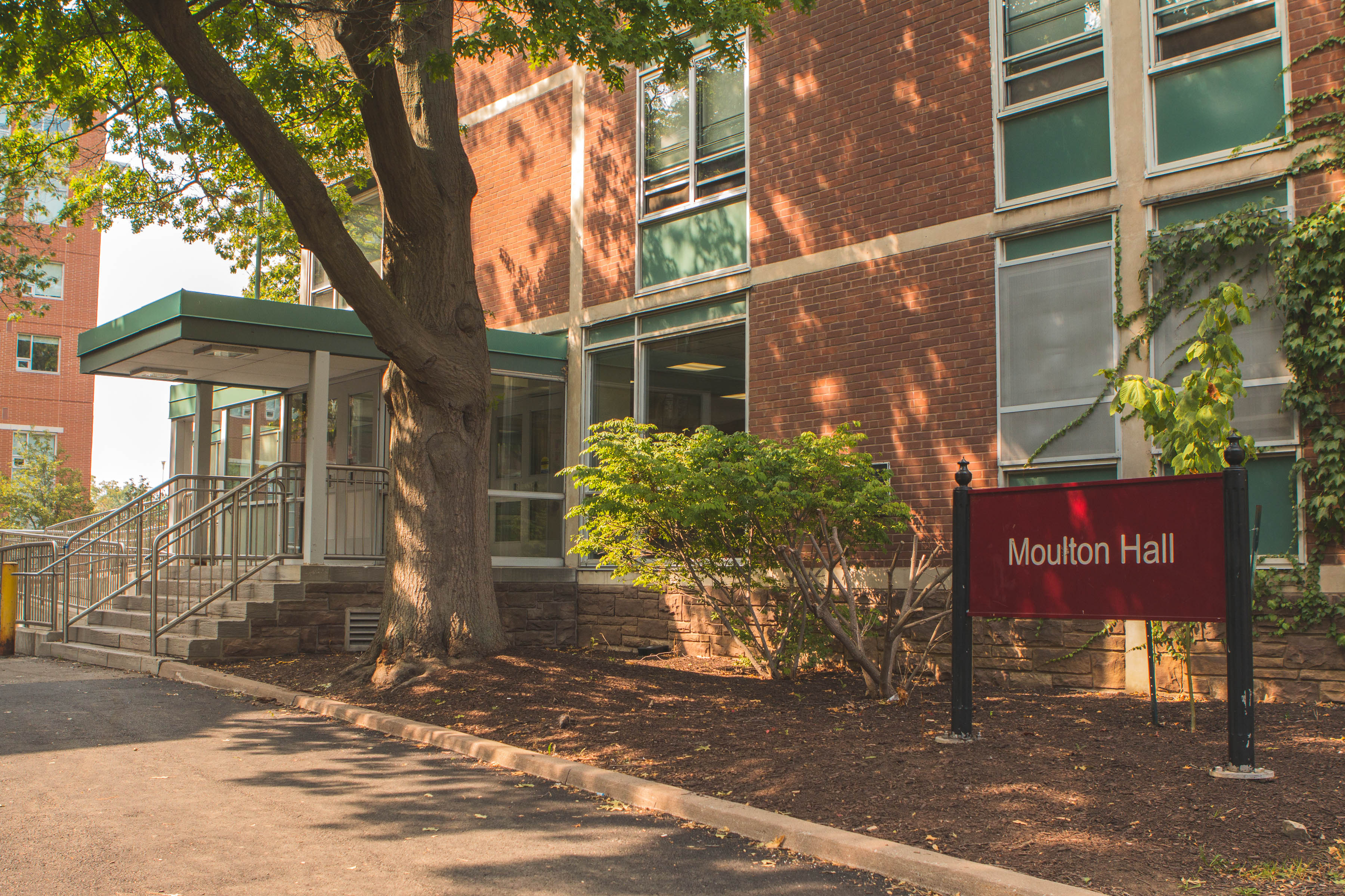 Moulton Hall is located in west quad at McMaster University