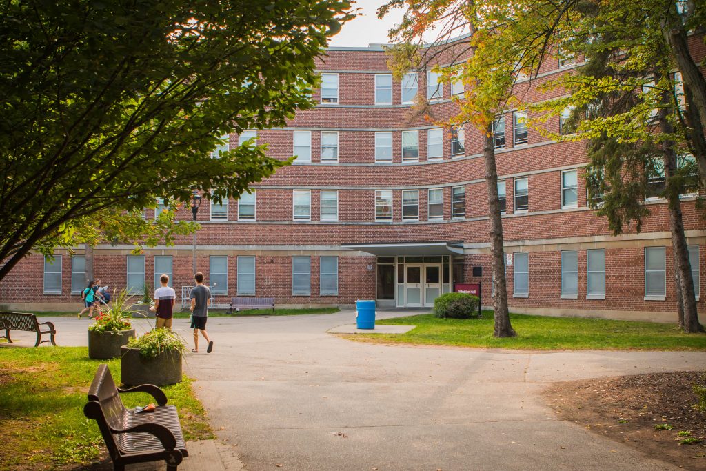 Whidden Hall is located in north quad at McMaster University
